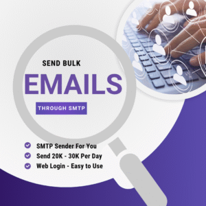 setup for email marketing and bulk emails smtp server